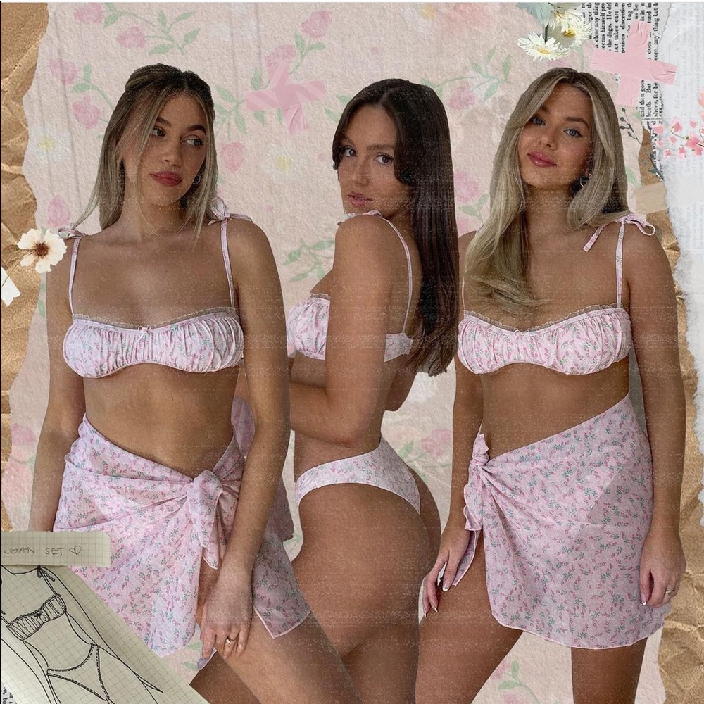 437 x that’s so sabotage 3 piece swim set